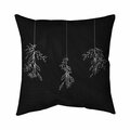 Begin Home Decor 26 x 26 in. Mistletoe-Double Sided Print Indoor Pillow 5541-2626-HO14